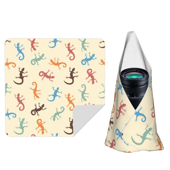 Lizards Lizard Pattern Magic Self-Adhesive Camera Wrap, Anti-Scratch & Dust-Proof Protective Equipment Cloth 10x10