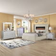thumbnail image 1 of Lizelle Upholstery King 5 Pc Bedroom Set made with wood in Beige, 1 of 15