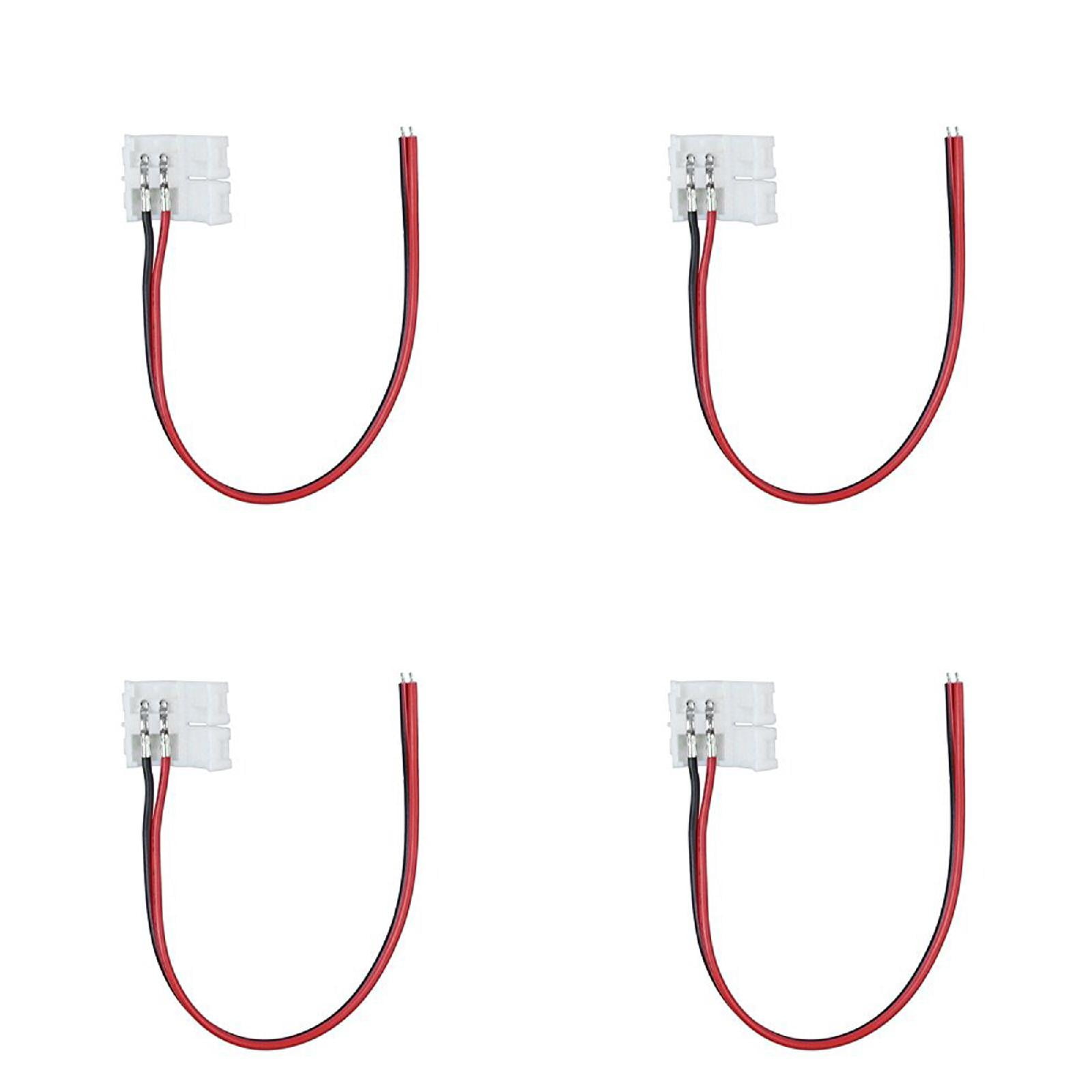 Lizheee 10pcs Wire Solderless Light Cords for Xmas Village Christmas Lights Wire 50 Count Large