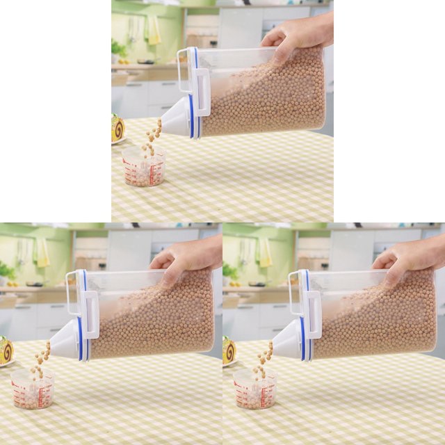 Lizheee 2L Cereal Storage Drawer Organizer Reusable Sandwich Bags
