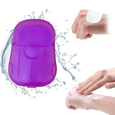 Lizheee Applicator 00 40 Pieces Of Disposable Hand Soap Paper Portable Travel Hiking Washing Hand Bath Toiletry Paper Soap Sheets