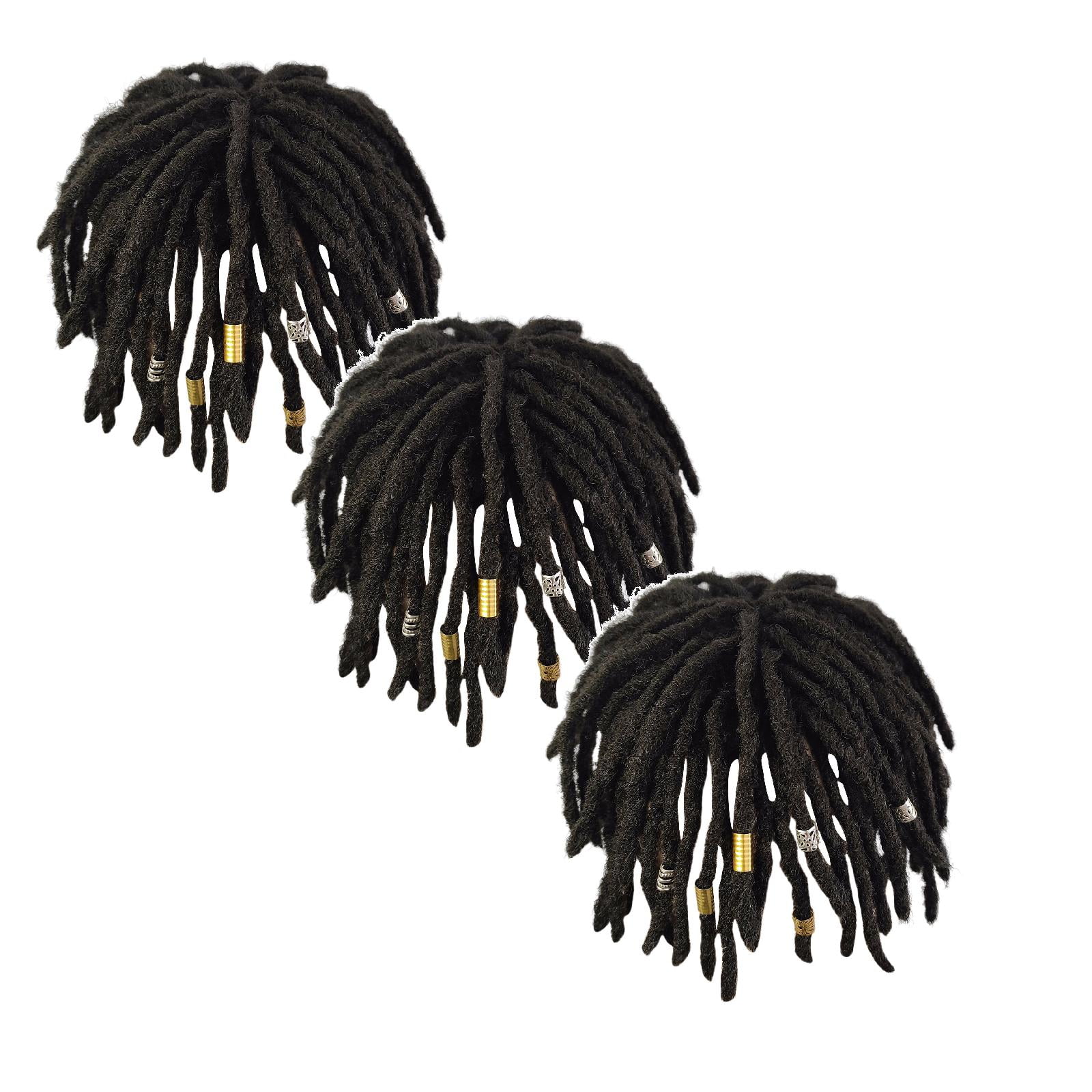 Lizheee Black Crochet Braided Hair Hop Men'S African Hair Catchers Hair