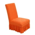 Lizheee Chair Cover Hotel Restaurant Jacquard Skirt Elastic Chair Cover