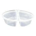 Lizheee Double Condiment Containers With Lids New Double Compartment