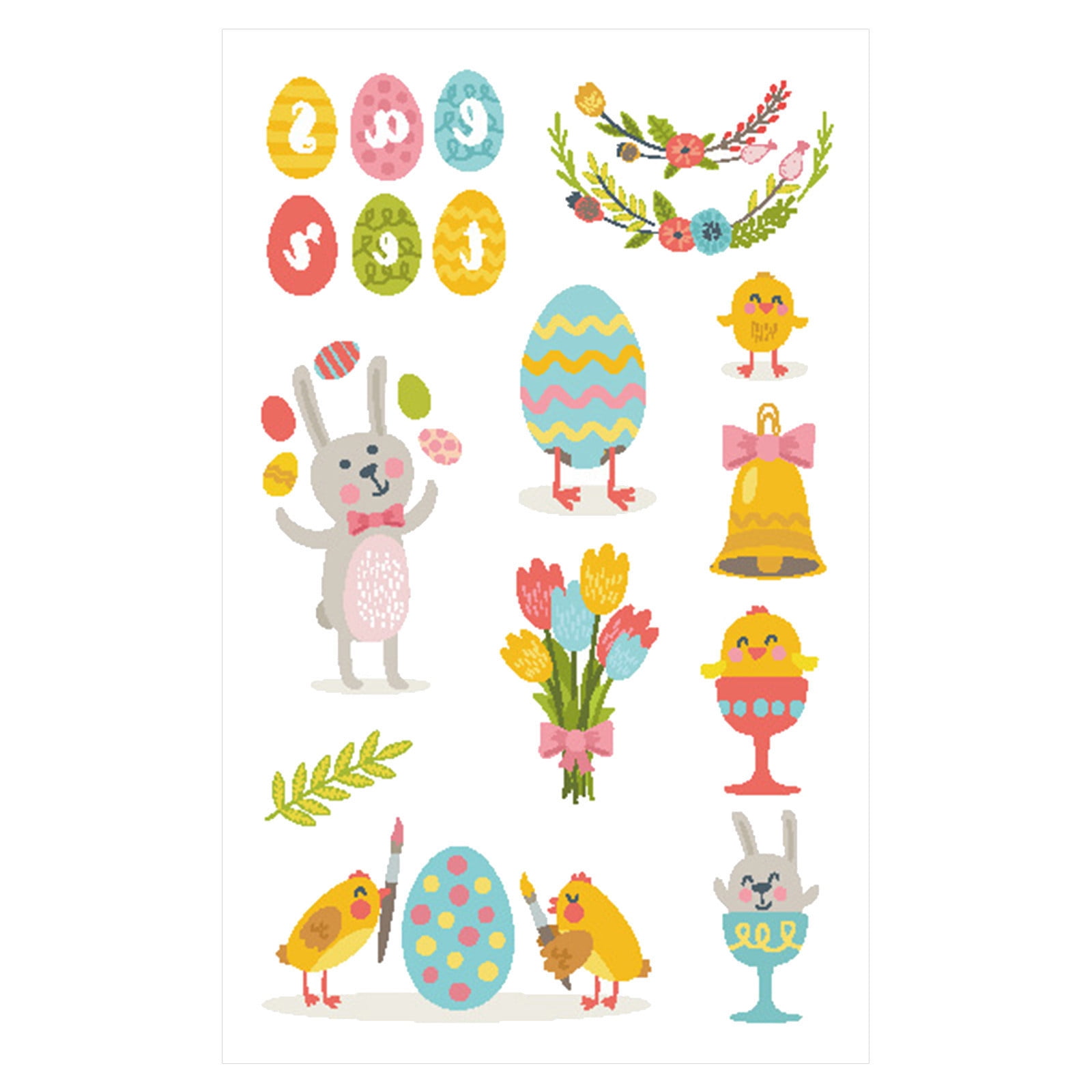 Lizheee Easter Sticker Threading Hair Removal String Electrolysis Hair