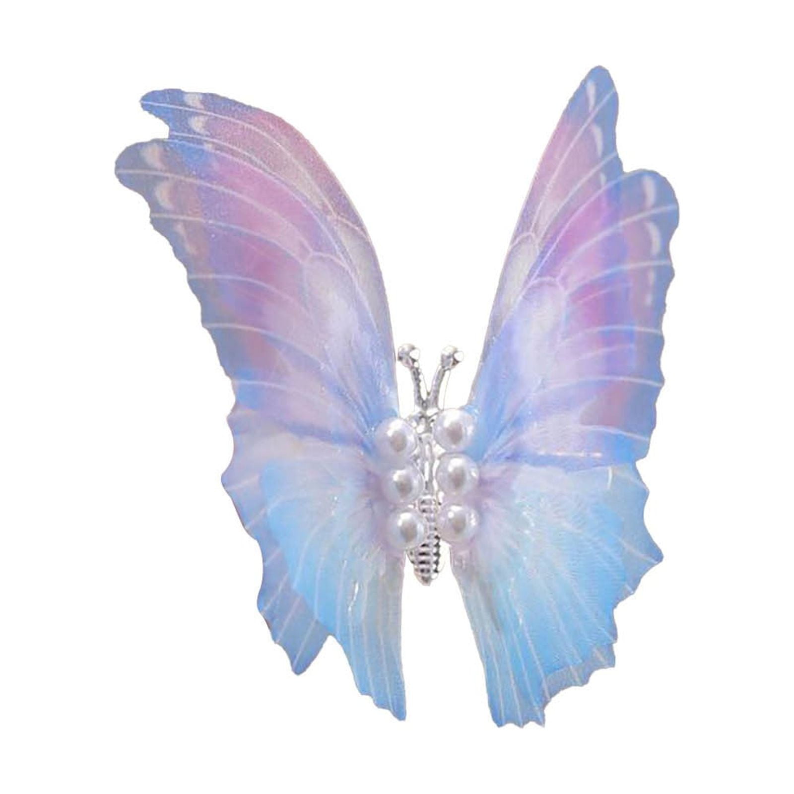 Lizheee Hair Clips for Toddler Girls Moving Butterfly Hairpin Gradient