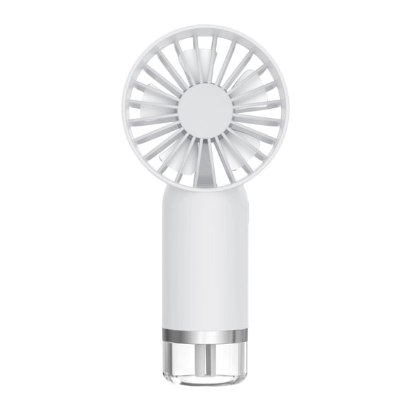 Lizheee Handheld Spray Fan Mini Ice Handheld Fan Silent And Low Noise Three Speed Adjustment 1pc