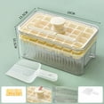 Lizheee Ice Thin Tray Ice Trays for Freezer with Soup Freezer Tray Ice