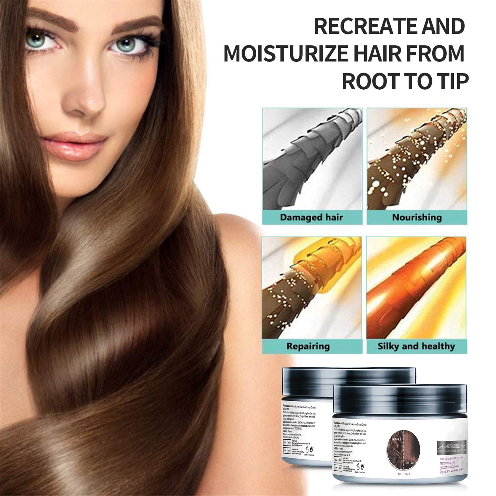 Lizheee K18 Leave in Hair Film Oil Conditioner Hair Deep Conditioning