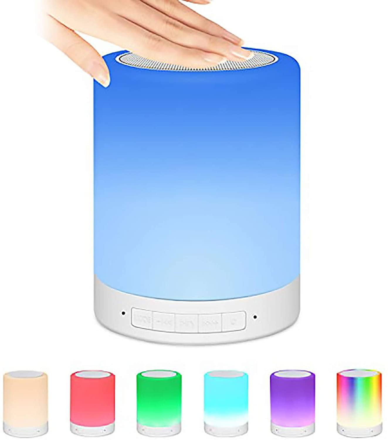Lizheee LED Speaker Night Light Wireless Design Acoustics Speakers