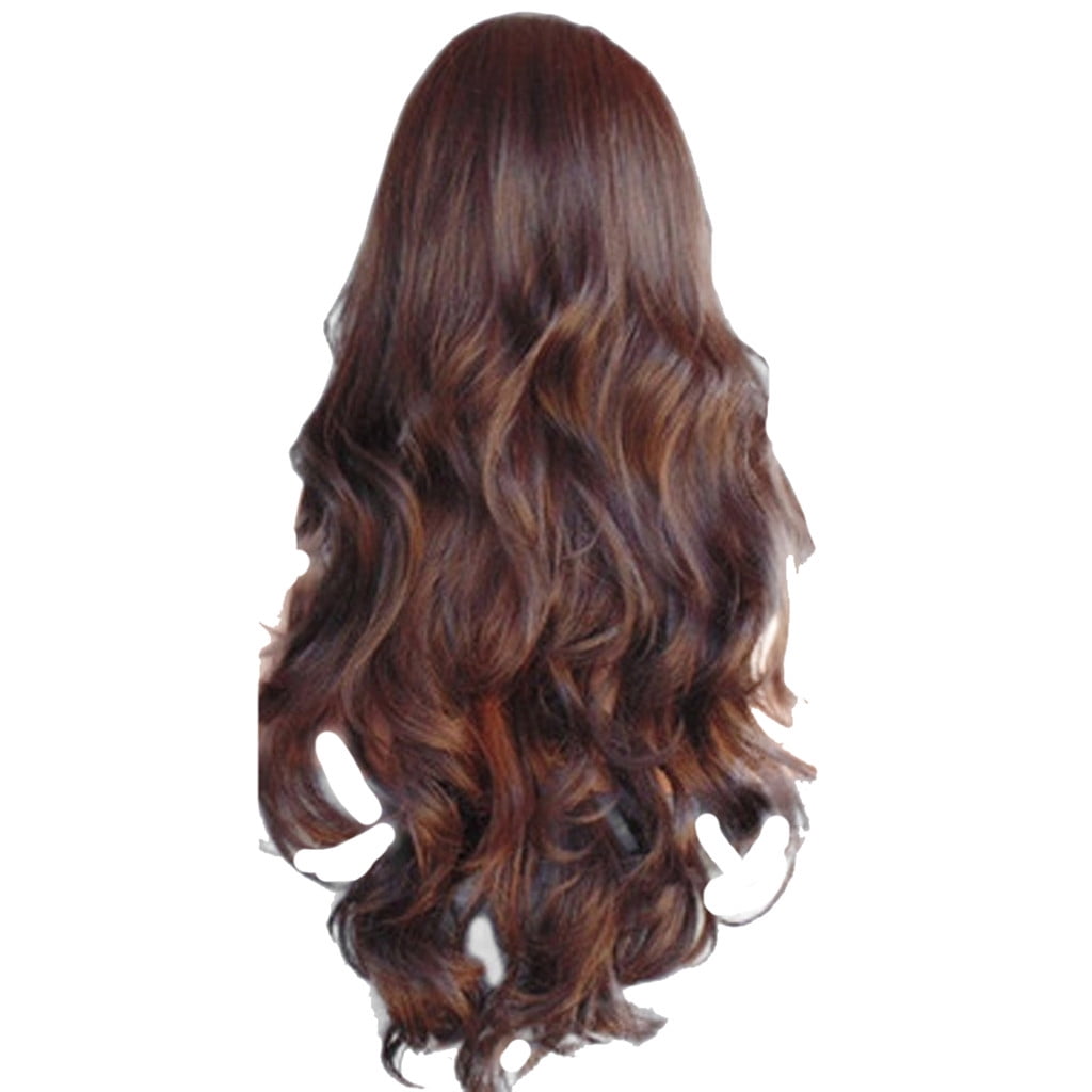 Lizheee Long Loose Wavy Syntheic Wig Front Wig Curly Full Natural Hair