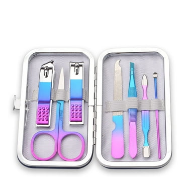 Lizheee Stocking for Woman Manicure Pedicure Set Stainless Steel Manicure Kit Nail Clipper Travel Nail Tool