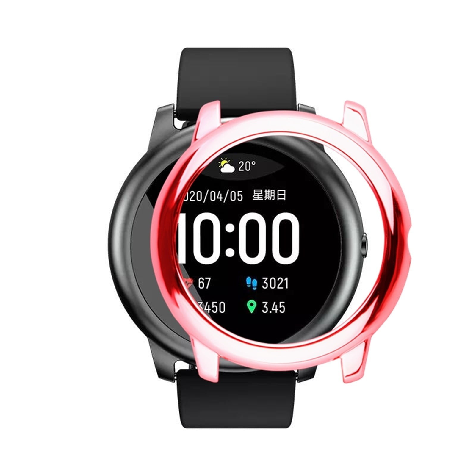 Lizheee Suitable For Solar LS05 Smart Watch Electroplating PC Colorful