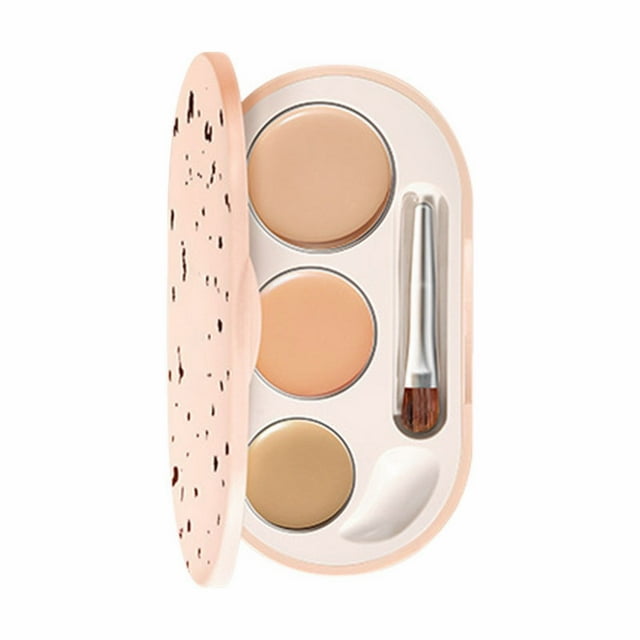 Lizheee Tri Color Concealer To Cover Black Eye Facial Brighten Weird