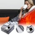 Lizheee Warmest Blankets Electric Blanket Foot Warmer Body Warmer 2 4 6