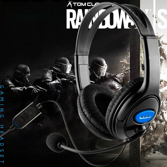 Lizheee Wired Gaming Headset Headphones with Microphone for PS4 PC Laptop Phone