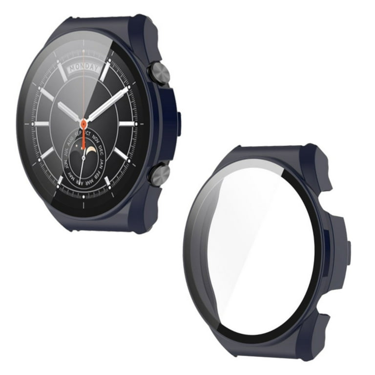 Lizheee Wristbands Rubber Pack Screen Protector Cover Suitable For Mi Watch S1 Glass Case Film Smart Watchband Full Protective Cover Walmart