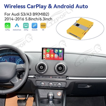 Lizofly Wireless Carplay Retrofit Kit Decoder For Audi S3/A3 B9(MIB2)2014-2016 5.8inch