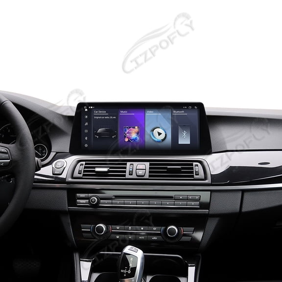 Lizpofly 10.25 Inch Ultra-Narrow Touchscreen with,For BMW 5 Series 2013-2017 NBT,LINUX Multimedia Car Radio Receiver Compatible ,Wireless CarPlay,Android Auto.
