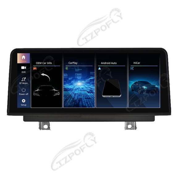 Lizpofly 10.25 Inch Ultra-Narrow Touchscreen with,For BMW X3 X4 F25 F26 2011-2017,LINUX Multimedia Car Radio Receiver Compatible ,Wireless CarPlay,Android Auto.