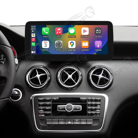 Lizpofly 10.25 Inch Ultra-Narrow Touchscreen with,For Mercedes Benz A B CLA 2013-2015,LINUX Multimedia Car Radio Receiver Compatible ,Wireless CarPlay,Android Auto.