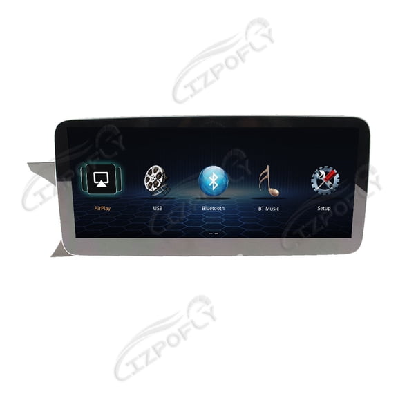 Lizpofly 10.25 Inch Ultra-Narrow Touchscreen with,For Mercedes Benz C Class W204 2011-2014,LINUX Multimedia Car Radio Receiver Compatible ,Wireless CarPlay,Android Auto.