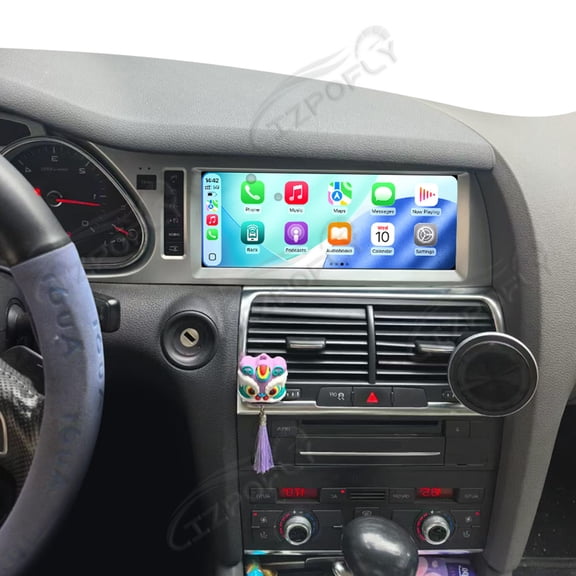 Lizpofly 10.25 inch Android 14 Carplay For Audi Q7 2005-2015 Car Radio GPS Navigation Auto Stereo Multimedia Player Head Unit Radio Tape