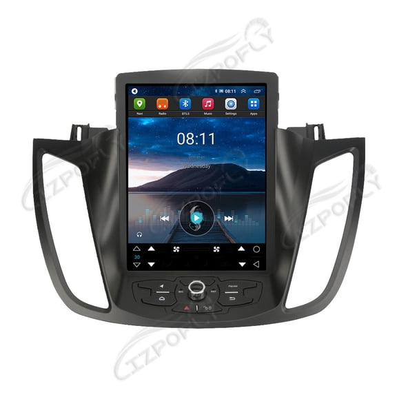 Lizpofly 10.4 inch Android Double Din Car Radio For Ford Kuga 2013-2017 Car Multimedia Video Player GPS Navigation Carplay Head Unit Touch Screen 4G