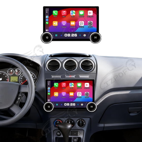 Lizpofly 11.5 inch Android 15 Car Radio For Ford Transit 2009-2013 Car Multimedia Video Player GPS Navigation Carplay Head Unit Touch Screen 4G