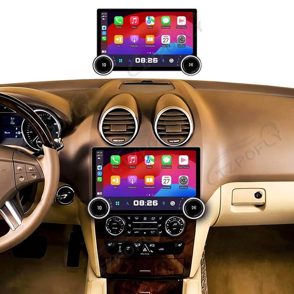 Lizpofly 11.5 inch Android 15 Car Radio For Mercedes-Benz ML 1998-2005 Car Multimedia Video Player GPS Navigation Carplay Head Unit Touch Screen 4G