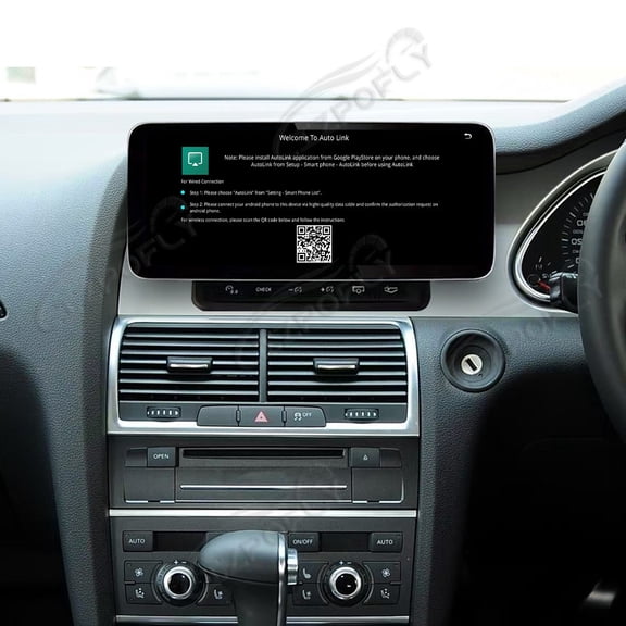 Lizpofly 12.3 Inch Ultra-Narrow Touchscreen with,For Audi Q7 2010-2015 Right-hand drive,LINUX Multimedia Car Radio Receiver Compatible ,Wireless CarPlay,Android Auto.