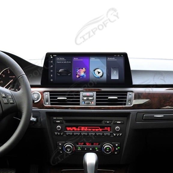 Lizpofly 12.3 Inch Ultra-Narrow Touchscreen with,For BMW 3 Series E90 2005-2012,LINUX Multimedia Car Radio Receiver Compatible ,Wireless CarPlay,Android Auto.
