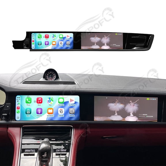 Lizpofly 12.3 inch Android 13 Car Radio For Porsche Panamera 2017-2023 Car Multimedia Video Player GPS Navigation Carplay Head Unit Touch Screen 4G