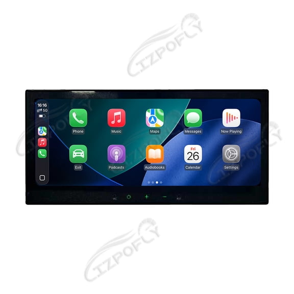 Lizpofly 12.3 inch Car Radio For Toyota Corolla Cross 2026 Carplay Android 13 Car GPS Navigation Multimedia Player Auto Digital Cluster Odometer