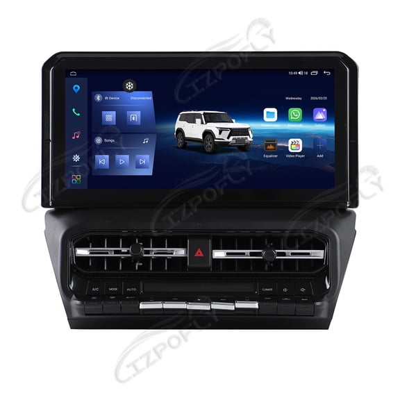 Lizpofly 12 inch Android Car Radio For Toyota Land Cruiser Prado 2010-2019 Car Autoradio Audio Stereo GPS Navi Video Player Head Unit
