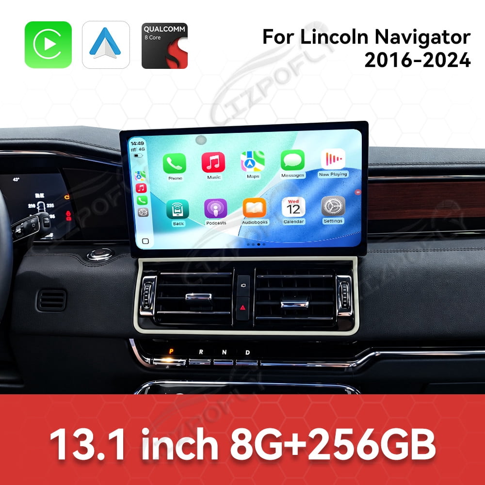 Lizpofly 13.1 inch Android Car Radio For Lincoln Navigator 2016-2024 ...