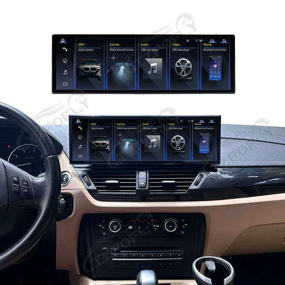 Lizpofly 14.9 inch Android Car Radio Linux CarPlay Multimedia Screen For BMW X1 E84 2009-2015 Car Autoradio Audio Stereo GPS Navi Video Player Head Unit