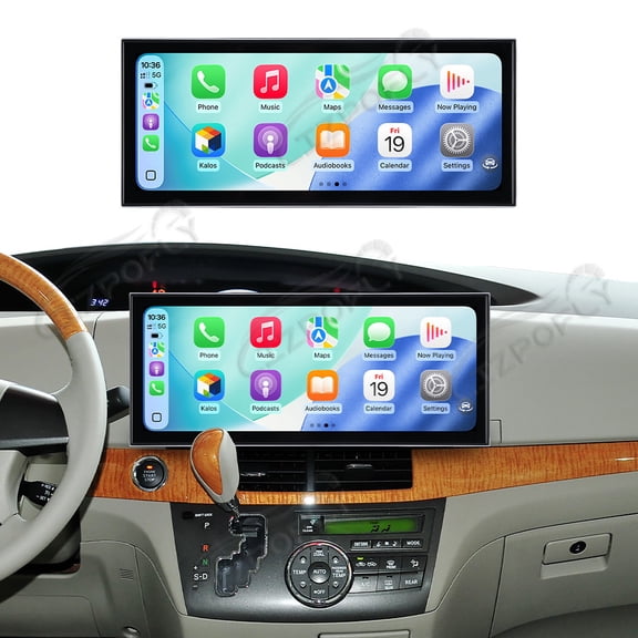 Lizpofly 15.8 inch Android 15 Car Radio For Toyota Previa/Estima 2006-2015 Car Multimedia Video Player GPS Navigation Carplay Head Unit Touch Screen 4G