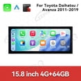 thumbnail image 1 of Lizpofly 15.8 inch Android Double Din Car Radio For Toyota Daihatsu/Avanza 2011-2019 Car Multimedia Video Player GPS Navigation Carplay Head Unit Touch Screen, 1 of 13