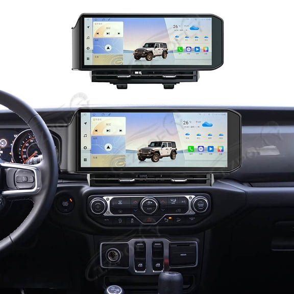 Lizpofly 15 inch Screen For Jeep Wrangler 2018-2022 Android Car Autoradio CarPlay Multimedia Video Player Car GPS Navigation Stereo DSP