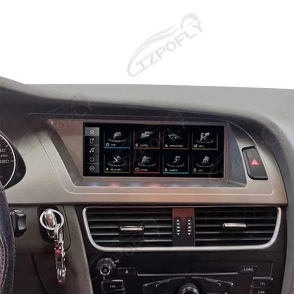 Lizpofly 8.8 Inch Ultra-Narrow Touchscreen with,For Audi A4L 2009-2012 Low Trim,LINUX Multimedia Car Radio Receiver Compatible ,Wireless CarPlay,Android Auto.