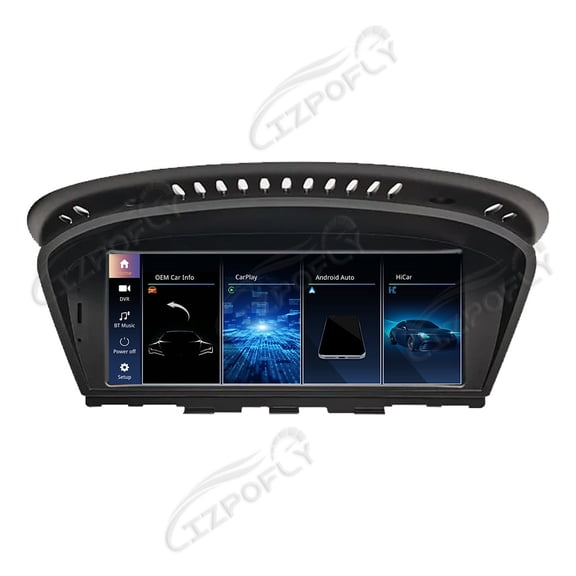 Lizpofly 8.8 Inch Ultra-Narrow Touchscreen with,For BMW 5 Series E60 E61 2005-2010,LINUX Multimedia Car Radio Receiver Compatible ,Wireless CarPlay,Android Auto.