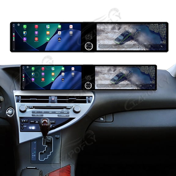 Lizpofly Dual 12.3 inch Screen Car Radio For Lexus RX 300/330/350 2003-2009 Android GPS Navigation Multimedia Video Player Stereo Receiver Head Unit