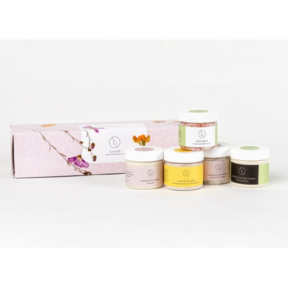 Lizush - A Full body Luxury Home Spa Routine Set, Perfect thinking of you gift