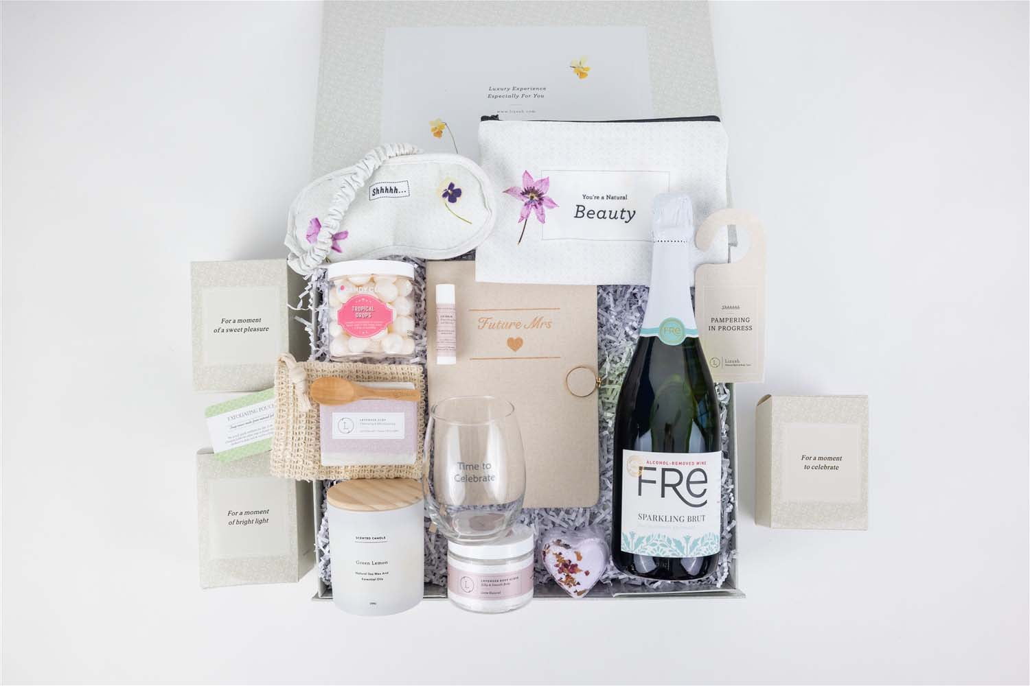 Lavish Bride-to-Be Gift Box with Natural Materials