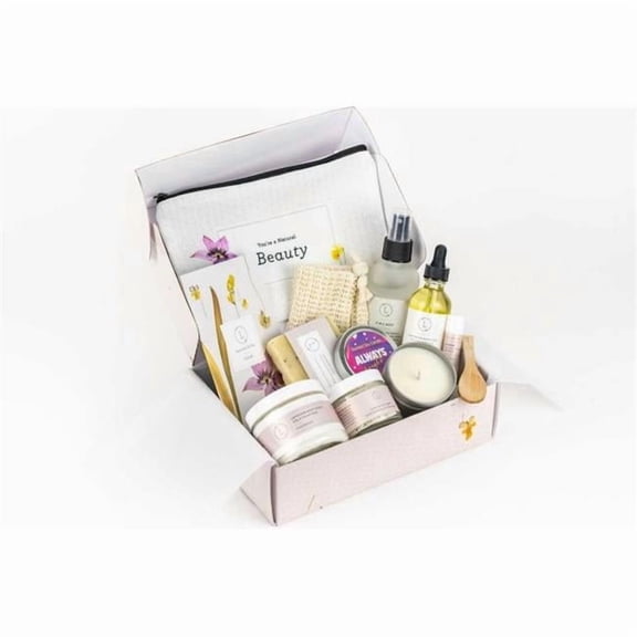 Lizush LZSH-649906321026 Natural Lavender Bath & Body Relaxing Package Spa Gift Box