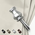 thumbnail image 1 of Lizzie Curtain Rod Holdback - Satin Nickel,(5713-035), 1 of 3