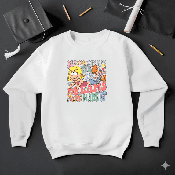 Lizzie McGuire 2000s Nostalgic TV Cartoon Series Retro Fan Sweatshirt V50220, up to size 5XL