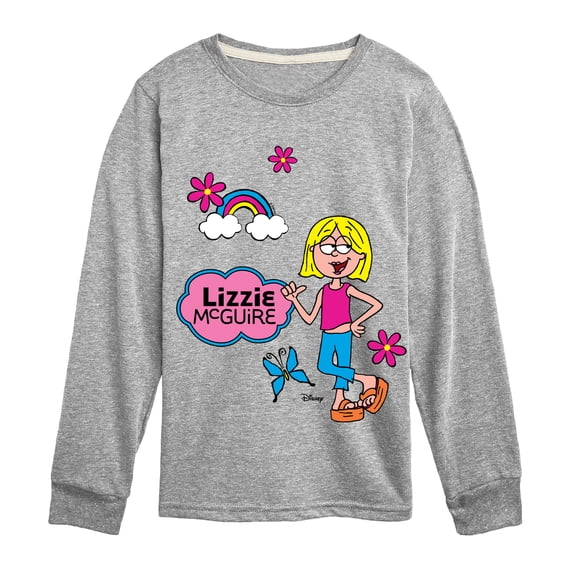 Lizzie McGuire - Faux Multi - Youth Boys Long Sleeve Graphic T-Shirt