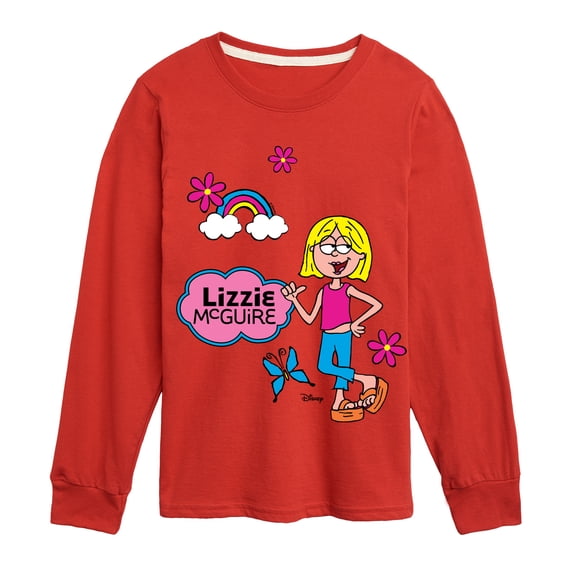 Lizzie McGuire - Faux Multi - Youth Boys Long Sleeve Graphic T-Shirt